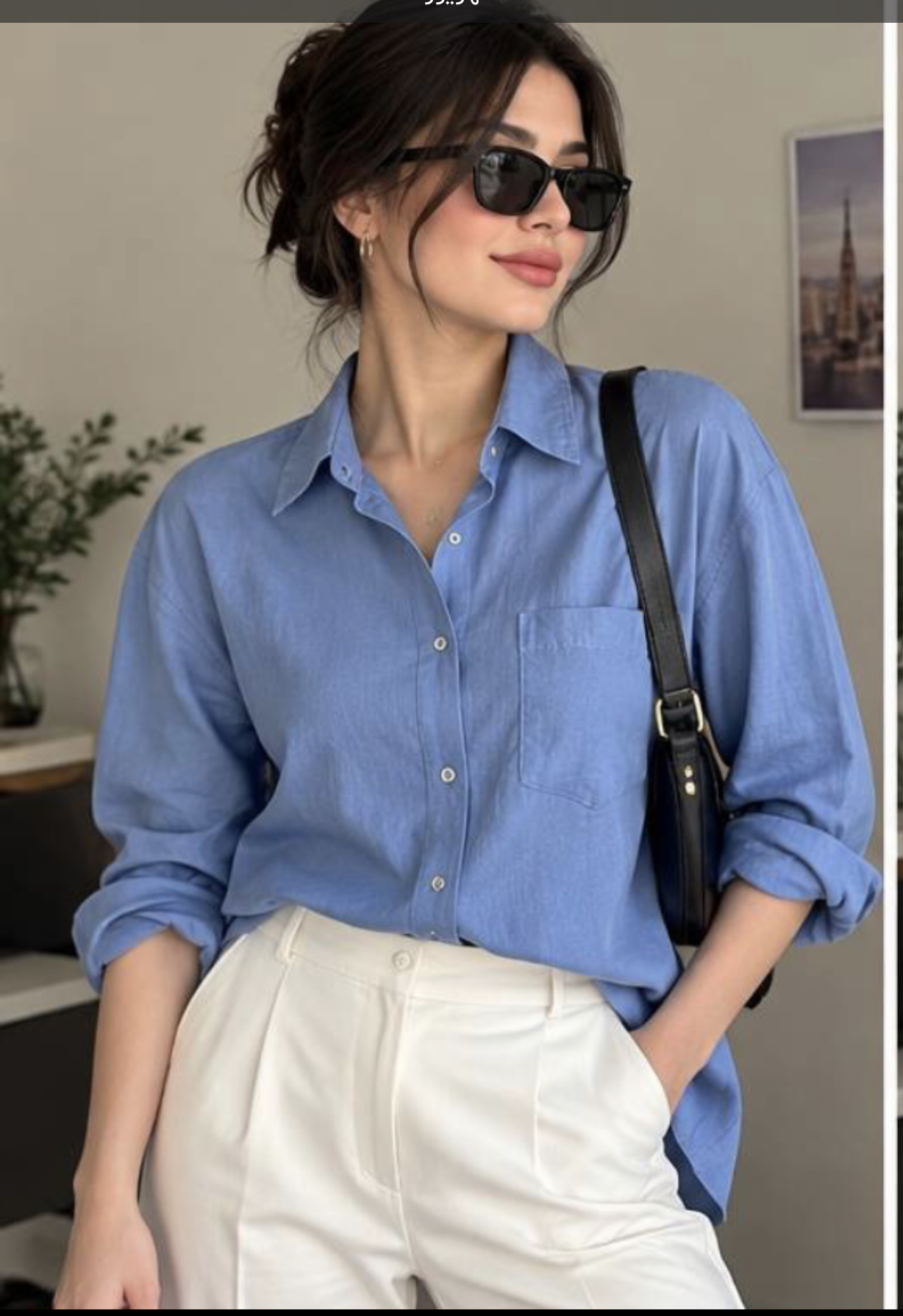 شومیز لینن وارداتی اورجینال بنگلادش برندLRJ