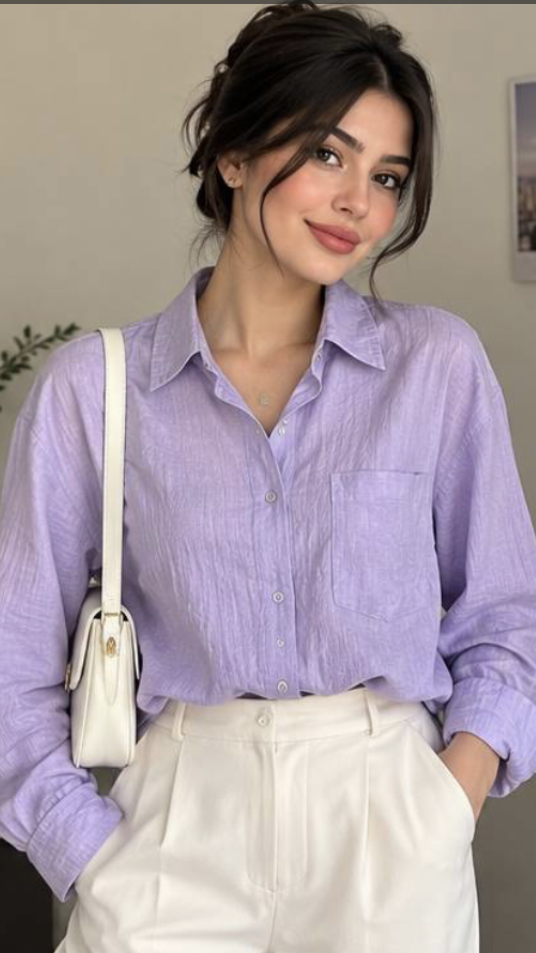 شومیز لینن وارداتی اورجینال بنگلادش برندLRj
