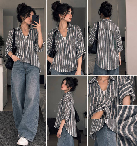 شومیزلینن کیمنو وارداتی asos