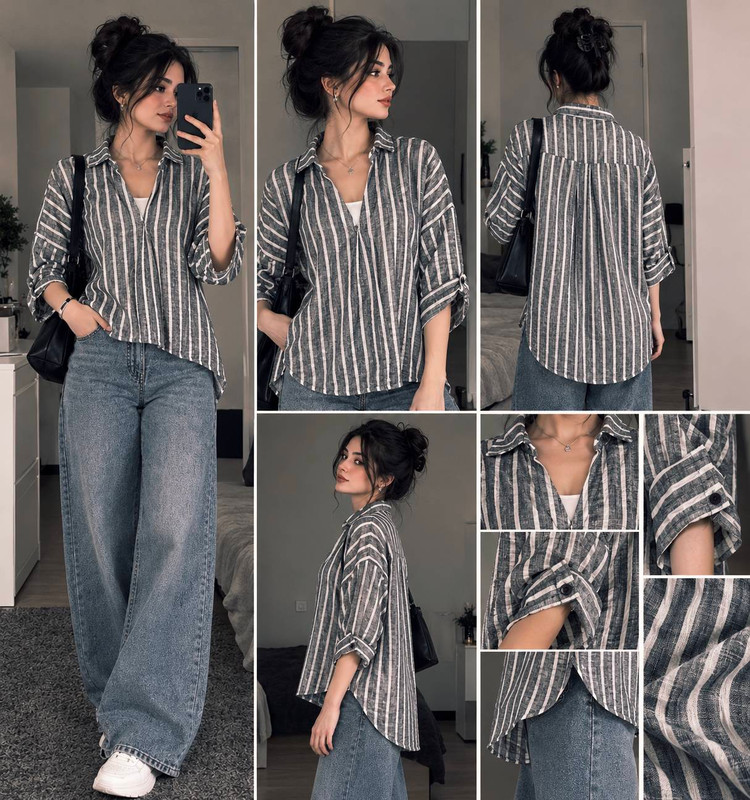 شومیزلینن کیمنو وارداتی asos